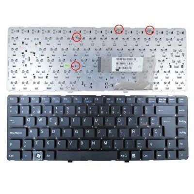Teclado compatible para portátil SONY vgn-nw series negro