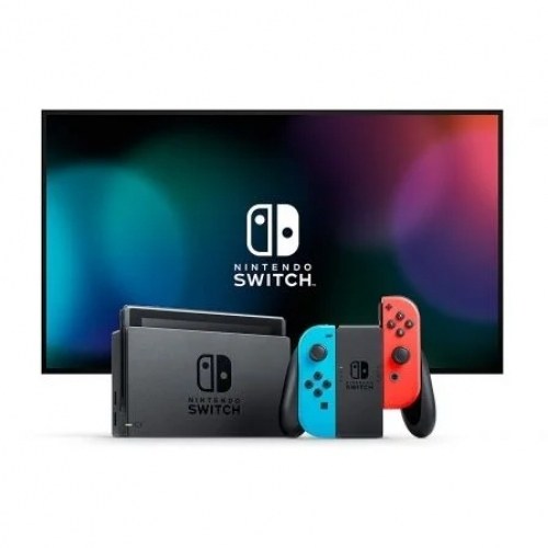 Nintendo Switch RED&BLUE V1.1/ Incluye Base/ 2 Mandos Joy-Con