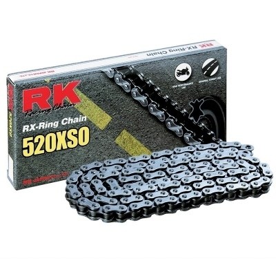 Cadena RK 520XSO con 116 eslabones negro 520XSO-116