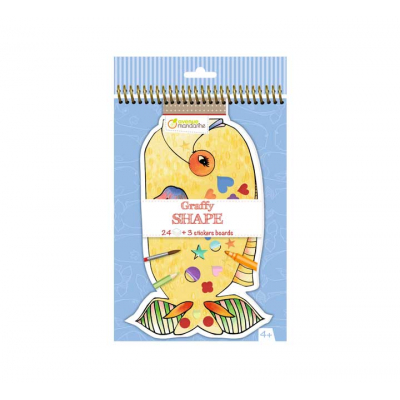 BLOC COLOREAR MANDARINE GRAFFY+STICK. PECES