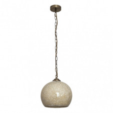 Colgante Tenor 1xe27 Cuero/Ambar Mosaico Regx30x30 Cm