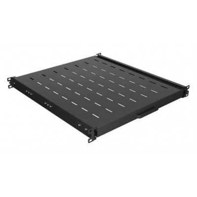 Bandela lanberg deslizante 1u 445x500mm hasta 35kg rack 19 pulgadas negro