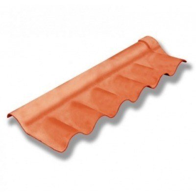 CABALLETE SUPERIOR FIBROCEMENTO EURONIT ROJO RÚSTICO ARCILLA 1,14M