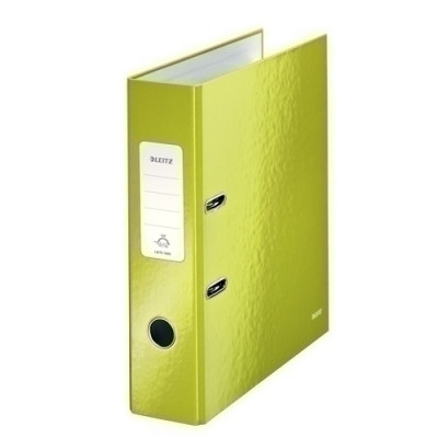 ARCHIVADOR LEITZ WOW A4 180º 80mm VERDE - Pack de 10 unidades