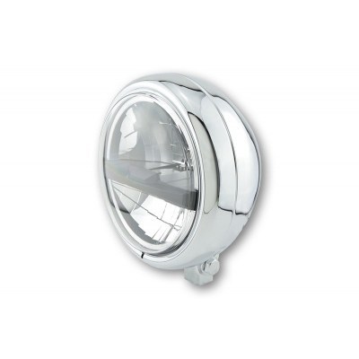 HIGHSIDER 5 3/4 inch LED headlight PECOS Type 5, chrome 223-218