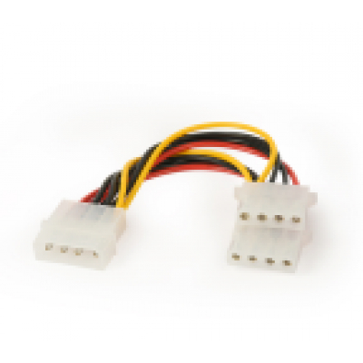 CABLE INTERNO GEMBIRD MOLEX 4 PIN 1x MACHO 2x HEMBRA