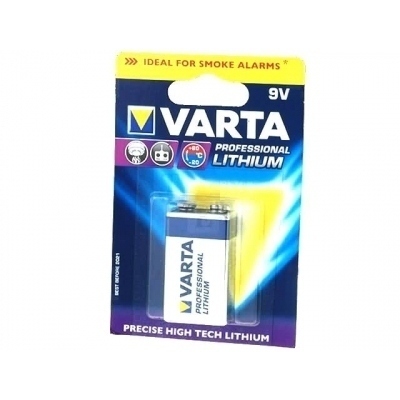 Pila Litio 6LR61, 6F22 VARTA 9V 1200mAh