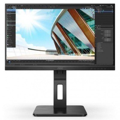 Monitor Profesional AOC 22P2DU 21.5/ Full HD/ Multimedia/ Negro