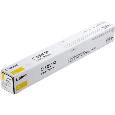 Toner canon c - exv51 amarillo 60000 paginas