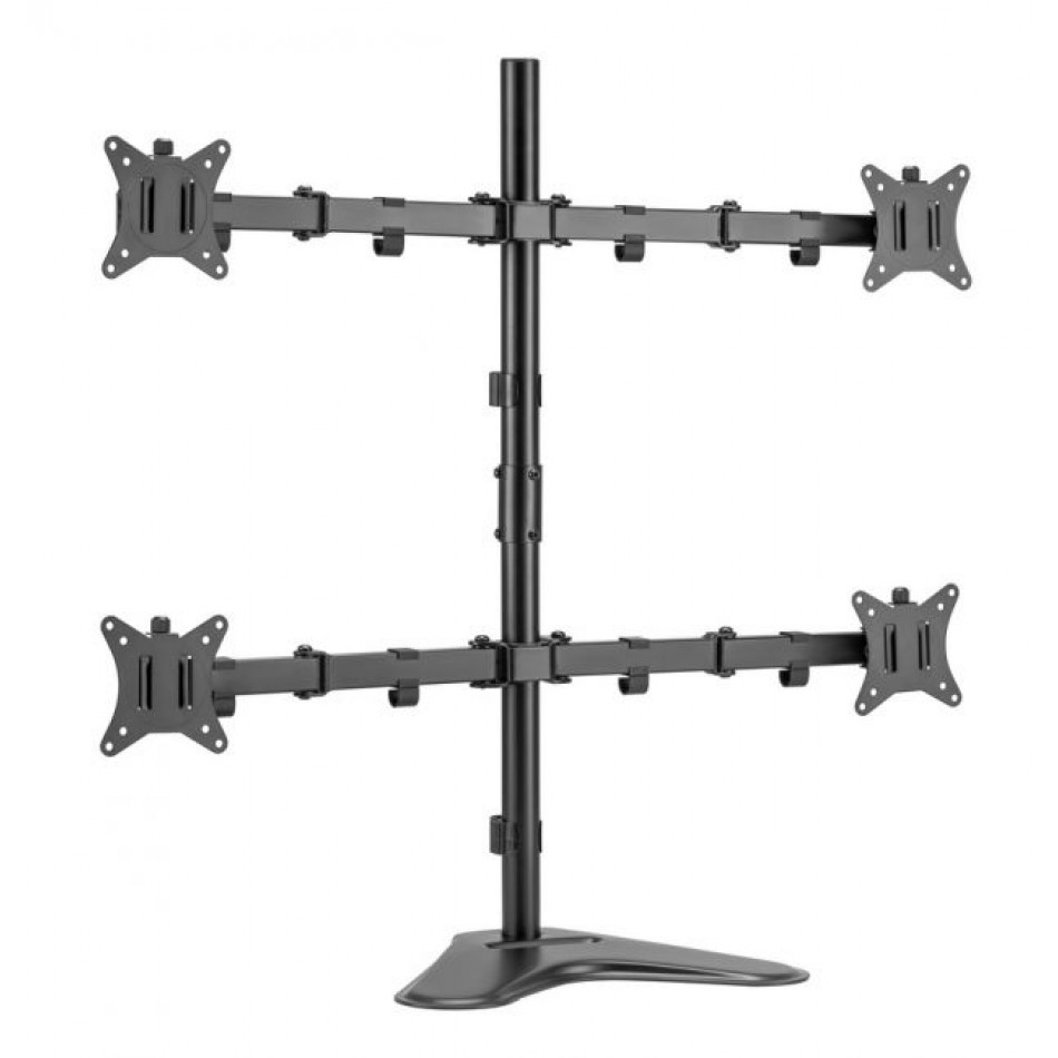 Soporte de mesa articulado para monitor cuádruple de 17"-32
