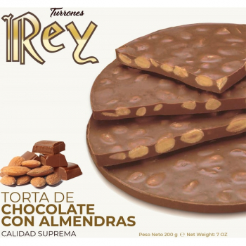 Torta Rey Imperial Chocolate Con Almendra 200Grs