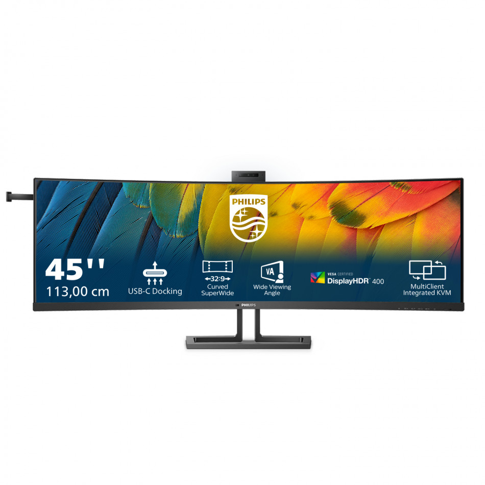 6000 series 45B1U6900CH/00 pantalla para PC 113 cm (44.5") 5120 x 1440 Pixeles UltraWide Dual Quad HD LED Negro