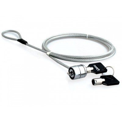 CABLE DE SEGURIDAD NATEC LOBSTER 1.8 M PARA PORTATIL CON LLAVE
