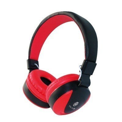 Talius HPH-5005 Auriculares con Microfono - Jack 3.5mm - Diametro de Altavoz 40mm - Cable de 1.2m - Color Rojo