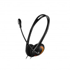 Canyon CNS-CHS01BO auricular y casco Auriculares Alámbrico Diadema Juego Negro, Naranja