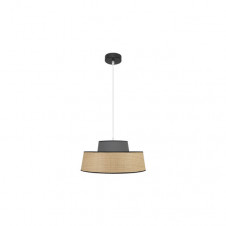 Colgante Jia 1xe27 Natural/gris Regx40x40 cm