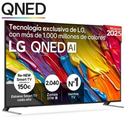 Televisor LG QNED 75QNED84A6C 75/ Ultra HD 4K/ Smart TV/ WiFi