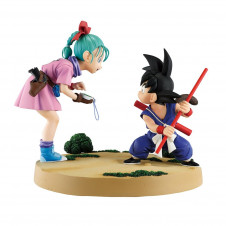 Figura ichibansho dragon ball son goku & bulma (fantastic adventure 3) 17cm
