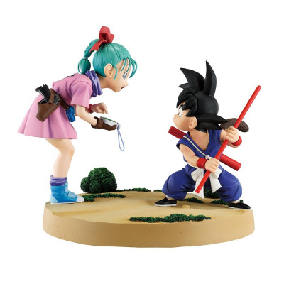 Ichibansho figure son goku & bulma (fantastic adventure 3)