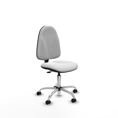 Algarra CP bali blanco base cromada ruedas autofrenantes 50mm