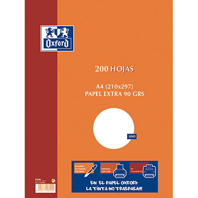 OXF RESMILLERIA 100H A4 90G LIS 17102199