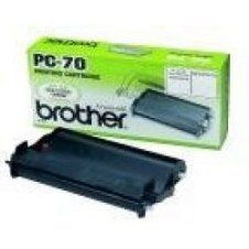 Cartucho Y Bobina Brother Fax 140 Páginas Negro (pc-70)
