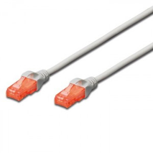 Ewent - IM1031 Cable de Red CAT 6 U/UTP 10m grey