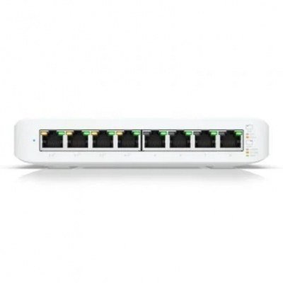 Switch Ubiquiti USW-LITE-8-POE/ 8 Puertos/ RJ45 10GbE PoE