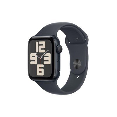 Apple Watch SE 3rd V2/ GPS/ 44mm/ Caja de Aluminio Medianoche/ Correa Deportiva Medianoche S/M