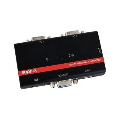 CONMUTADOR KVM 3XUSB + 2XVGA APPROX APPKVMUSB2PV2 3XUSB/2X