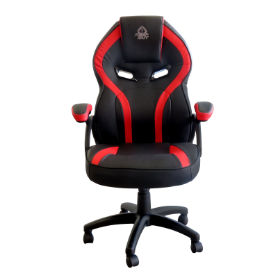 XS200 Silla para videojuegos universal Asiento acolchado Negro, Rojo