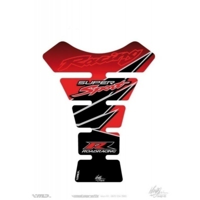 Protector de depósito Motografix HONDA 1 pieza Rojo TH001R