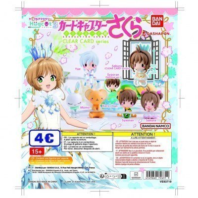 Set gashapon bandai lote 30 articulos sakura cazadora de cartas