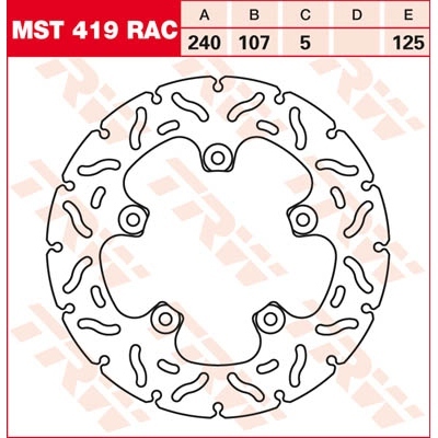 Discos de freno RAC TRW MST419RAC