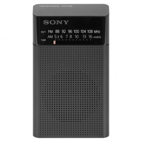Radio Portátil Sony ICFP26 CE7/ Negra