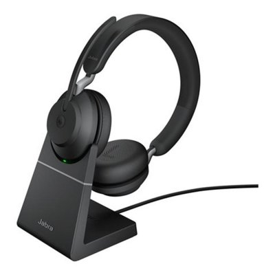 Auriculares jabra evolve2 65 ms stereo inalambrico negro