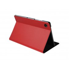 SilverHt Bookcase Wave Funda Tablet 10.5 para Samsung Galaxy TAB A8 Modelo SM-X200 SM-X205 Roja