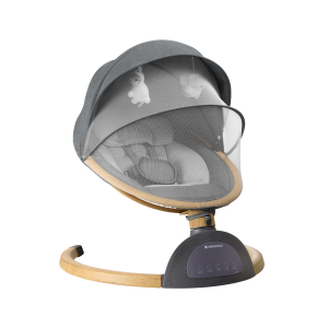 Columpio eléctrico de lado a lado Ashlee Kikkaboo Light Grey