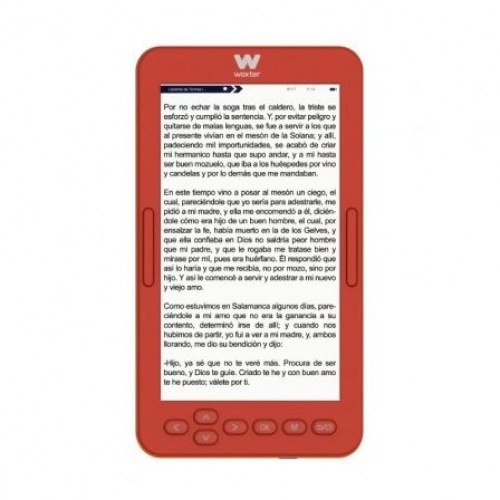 Libro electrónico Ebook Woxter Scriba 195 S/ 4.7/ tinta electrónica/ Rojo