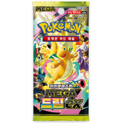 Sobre suelto pokemon tcg mega dream ex coreano