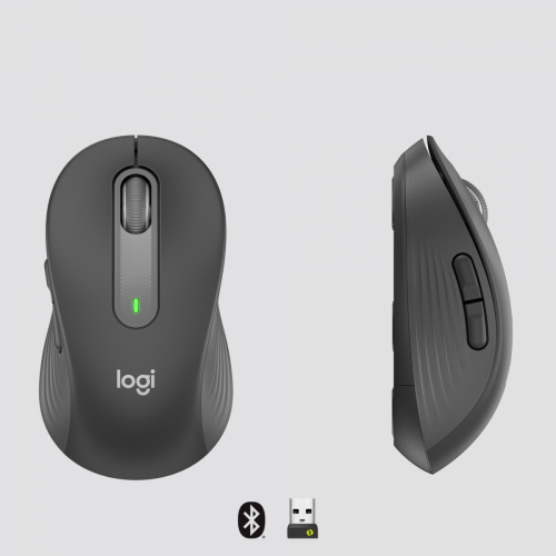 Logitech - Signature M650 ratón Wireless + Bluetooth Óptico 4000 DPI