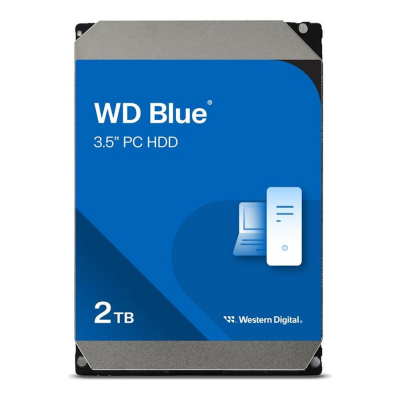 Disco duro interno hdd wd western digital blue wd20earz 2tb 3.5 pulgadas sata 6gb - s 5400rpm 64mb