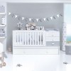 Cuna convertible con cama nido · SERO BUBBLE Grey · Alondra