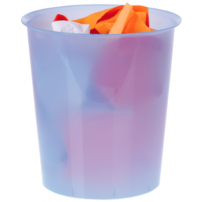 2001 AZ TL cubo de basura Alrededor Copolímero de polipropileno (PPC) Azul, Transparente