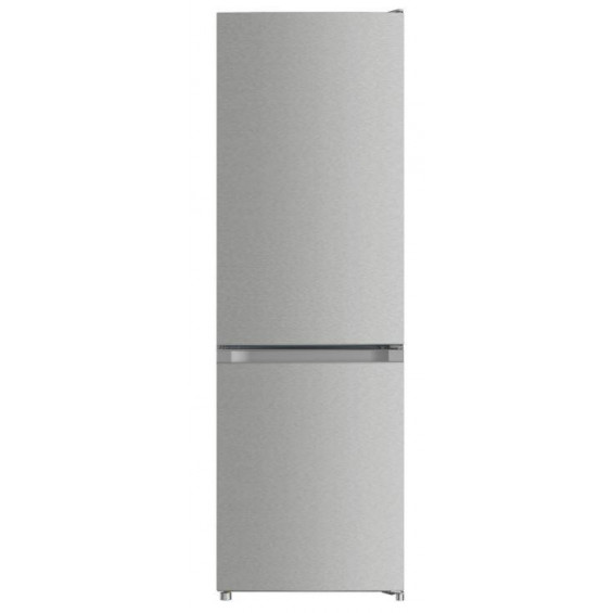 Frigorífico combi Benavent CBMEX18560, 185.5 x 59.5 x 63.5 cm, No Frost, clase E, 246 kWh/año, 39 dB, 322 litros, reversible, inox