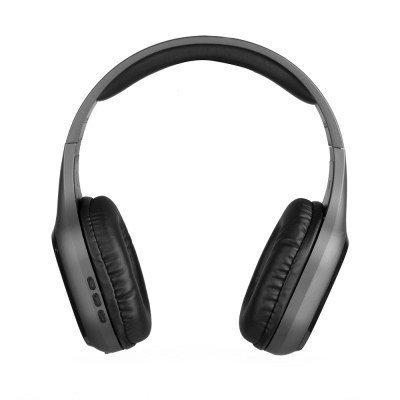 NGS Artica Sloth Auriculares Inalambricos Bluetooth 5.0 - Microfono Integrado - Manos Libres - Diadema Ajustable - Entrada Auxiliar Jack 3.5mm - Autonomia 10h - Color Gris
