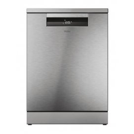 Lavavajillas Haier XF 6C2M1PX, I-Pro Shine Series 3, 60 cm, 16 servicios, 3ª bandeja, clase C, 76 kWh año, 42dB, 10 programas, media carga,inox