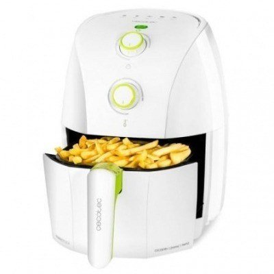 Freidora por Aire / Sin Aceite Cecotec Cecofry Compact Rapid/ 900W/ Capacidad 1.5L