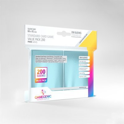Fundas gamegenic primer standard card game value pack gamegenic 200 unidades