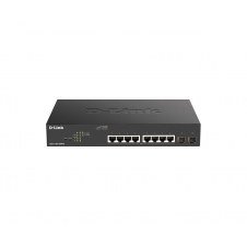 D-Link DGS-1100-10MPV2 Gestionado L2 Gigabit Ethernet (10/100/1000) Energ?a sobre Ethernet (PoE) 1U Negro